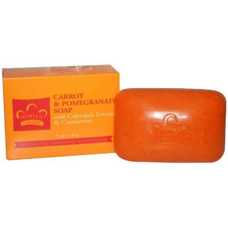 Nubian-Heritage-Carrot-Pomegranate-Soap-5Oz - African Beauty Online