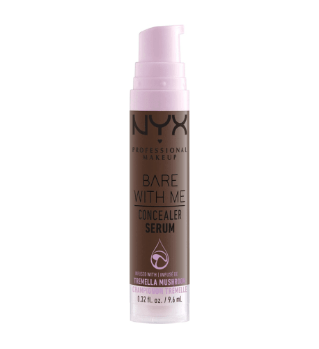 NYX PROFESSIONAL MAKEUP Bare With Me Concealer Serum, Up To 24Hr Hydration - Deep - USA Beauty Imports Online