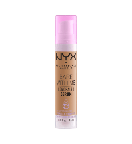 NYX PROFESSIONAL MAKEUP Bare With Me Concealer Serum, Up To 24Hr Hydration - Sand - USA Beauty Imports Online