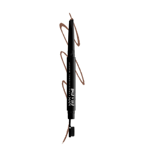 NYX PROFESSIONAL MAKEUP Fill & Fluff Eyebrow Pomade Pencil, Auburn - USA Beauty Imports Online