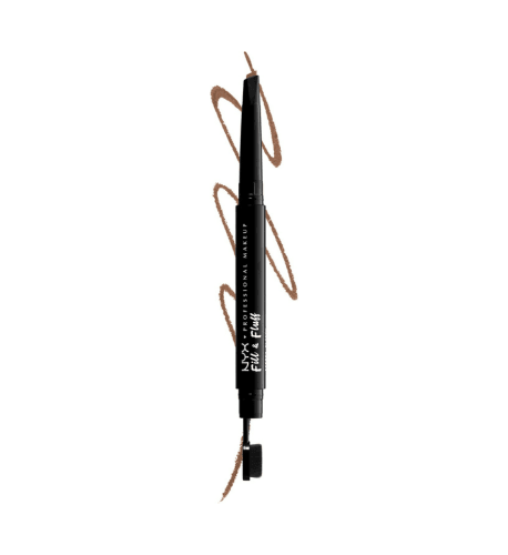 Nyx Professional MakEUp Fill & Fluff Eyebrow Pomade Pencil, Taupe 02 - USA Beauty Imports Online