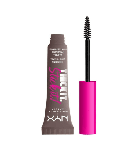 NYX PROFESSIONAL MAKEUP thick it stick it! brow gel cool ash brown - USA Beauty Imports Online