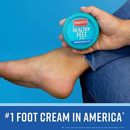 O'KEEFFE'S HEALTHY FEET FOOT CREAM 3.2OZ - African Beauty Online