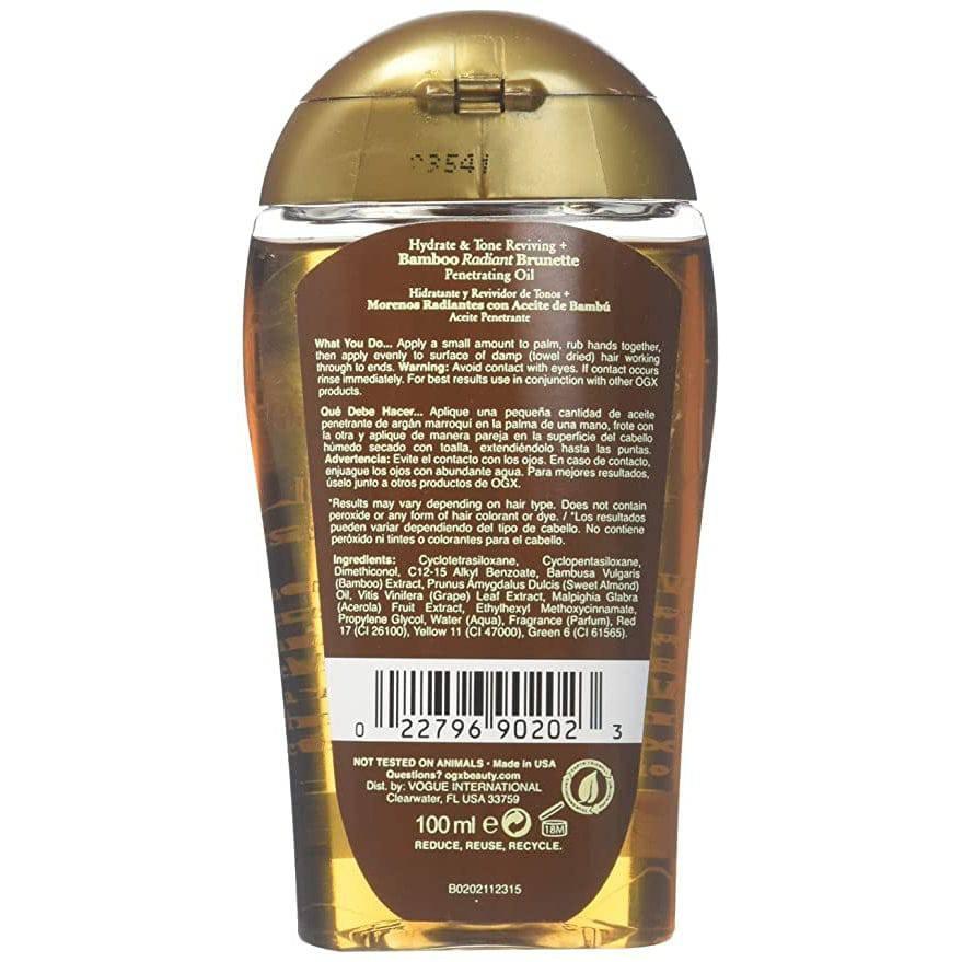 OGX Bamboo Brunette Penetrating Oil 3.3OZ - African Beauty Online