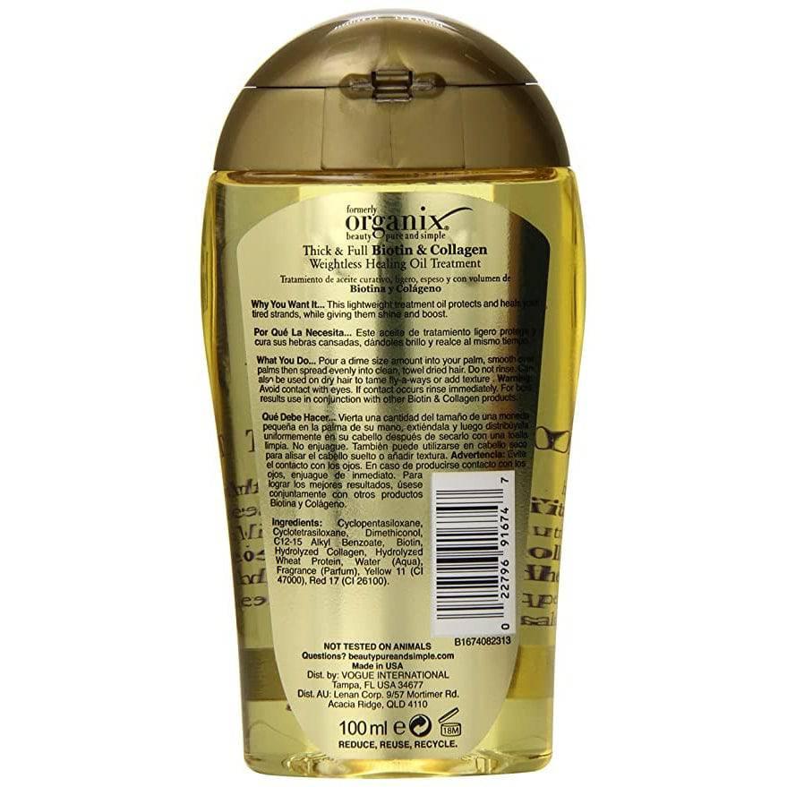 OGX Biotin & collagen Oil Treatment 3.3OZ - African Beauty Online