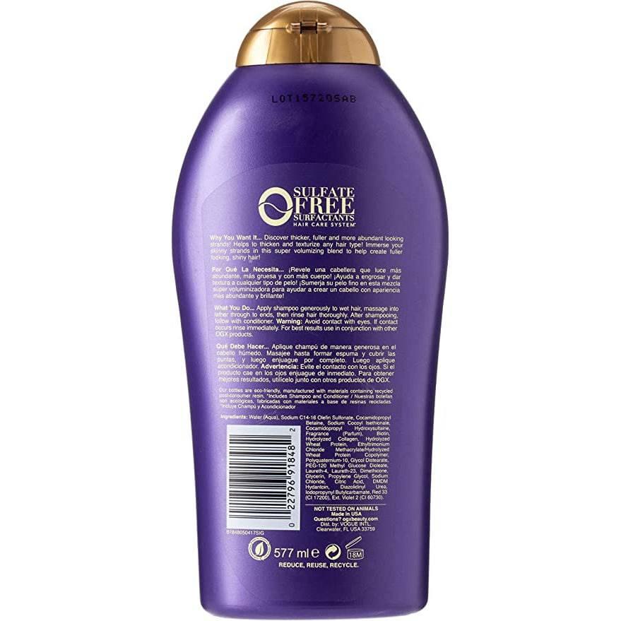 OGX BIOTIN & COLLAGEN SHAMPOO 19.5OZ - African Beauty Online