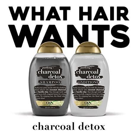 OGX CHARCOAL DETOX SHAMPOO 13OZ - African Beauty Online