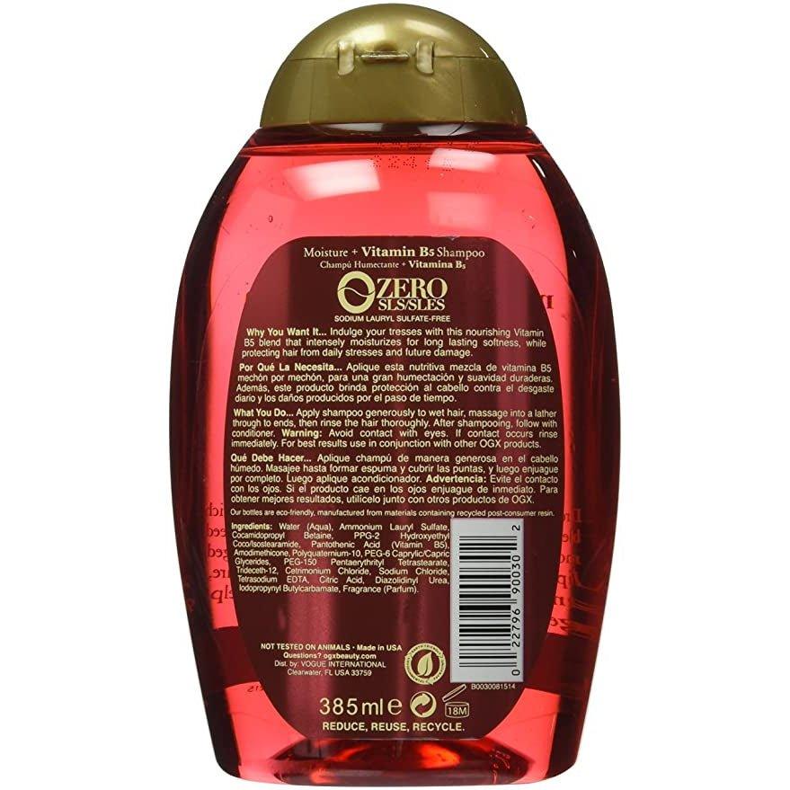 OGX Moist+Vitamin B5 Shampoo 13OZ - African Beauty Online