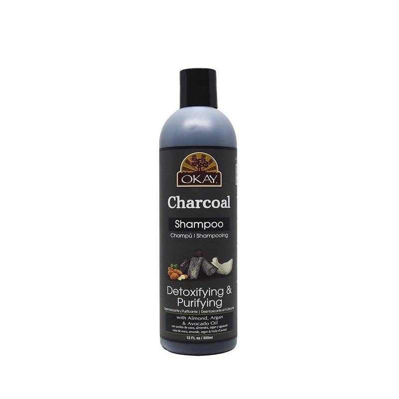 Okay-Charcoal-Detoxifying-Purifying-Shampoo-12Oz - African Beauty Online