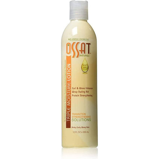 OSSAT NATURALS TRIPLE MOISTURE LOTION 12OZ - African Beauty Online