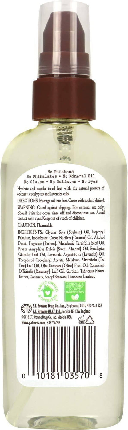 PALMER'S COCONUT FOOT OIL 3.4OZ - African Beauty Online