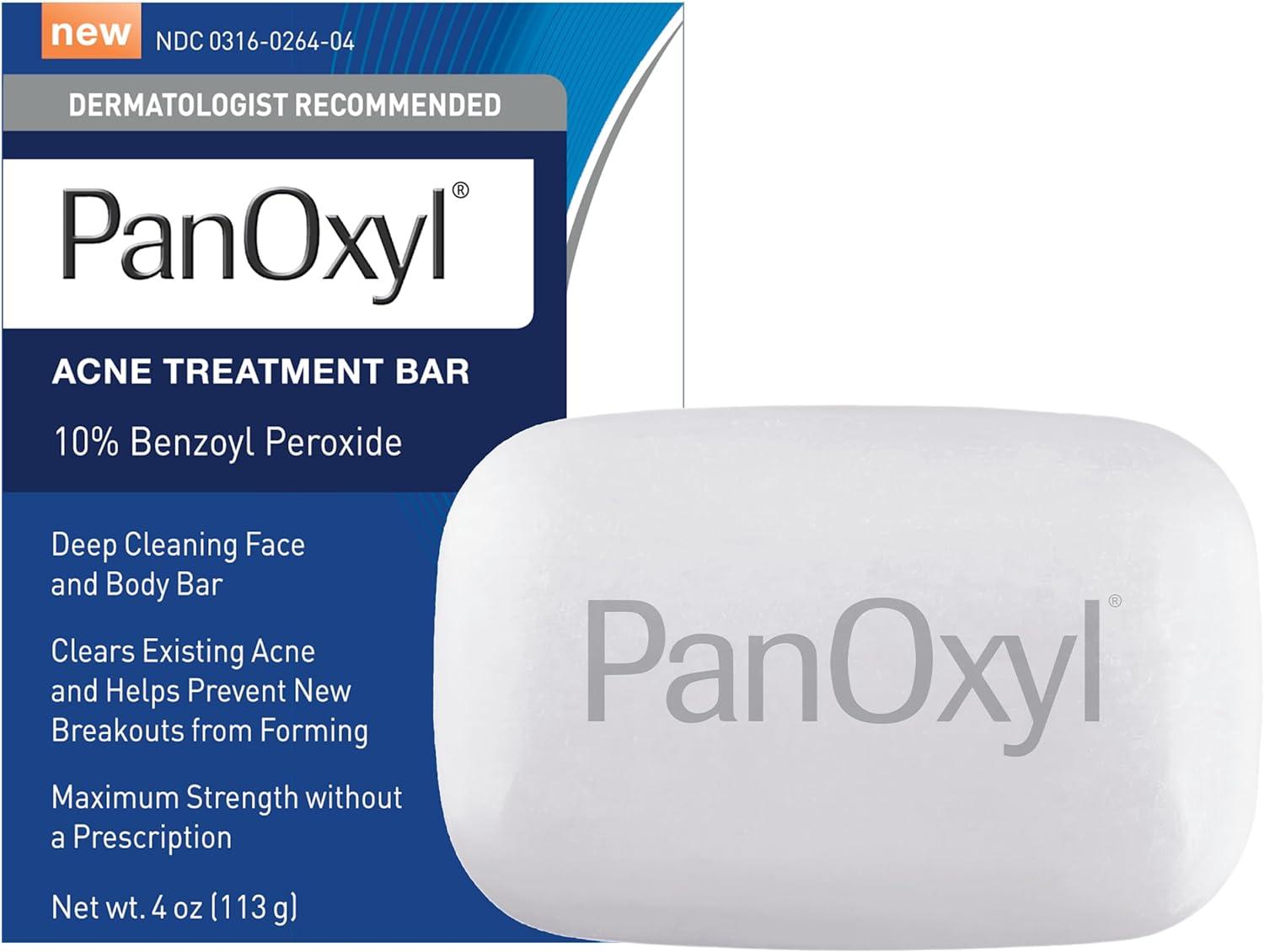 PanOxyl 10% BPO Acne Cleansing Bar - USA Beauty Imports Online