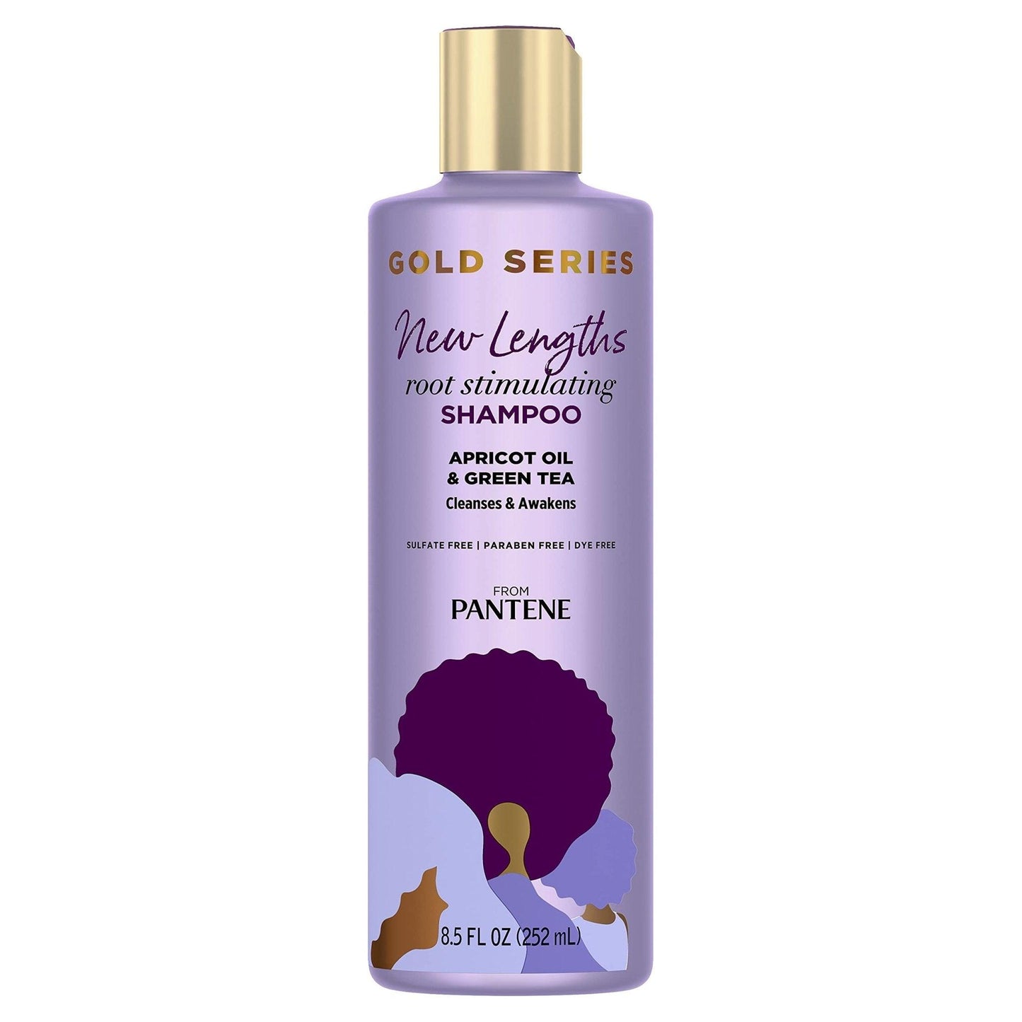 Pantene Gold Series New Lengths Root Stimulating Shampoo with Apricot Oil & Green Tea, 8.5 Fl Oz - African Beauty Online