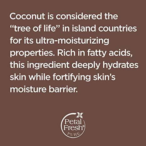 Petal Fresh Pure Coconut Smooting Body Scrub, 16oz - African Beauty Online