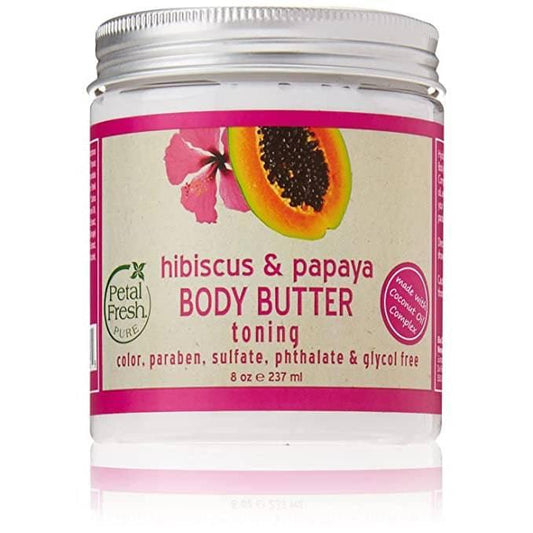 Petal Fresh Pure Hibiscus & Papaya Renewing Body Butter, 8oz - African Beauty Online