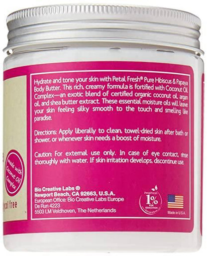 Petal Fresh Pure Hibiscus & Papaya Renewing Body Butter, 8oz - African Beauty Online