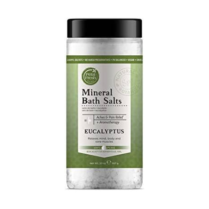 Petal Fresh Pure Mineral Bath Salts Eucalyptus, 20oz - African Beauty Online