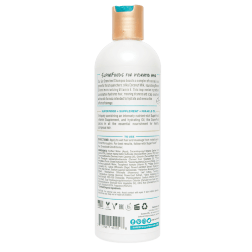 Petal Fresh Super Foods Get Drenched Coconut Milk, Vitamin E, Almond Oil Shampoo, 12oz - African Beauty Online