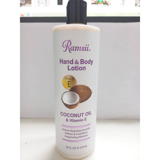 Ramsii-Coconut-Oil-Hand-Body-Lotion-16Oz - African Beauty Online