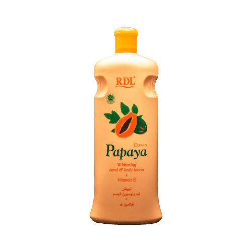 RDL Papaya Extract Whitening Hand & Body Lotion + Vitamin E 600 ml - African Beauty Online