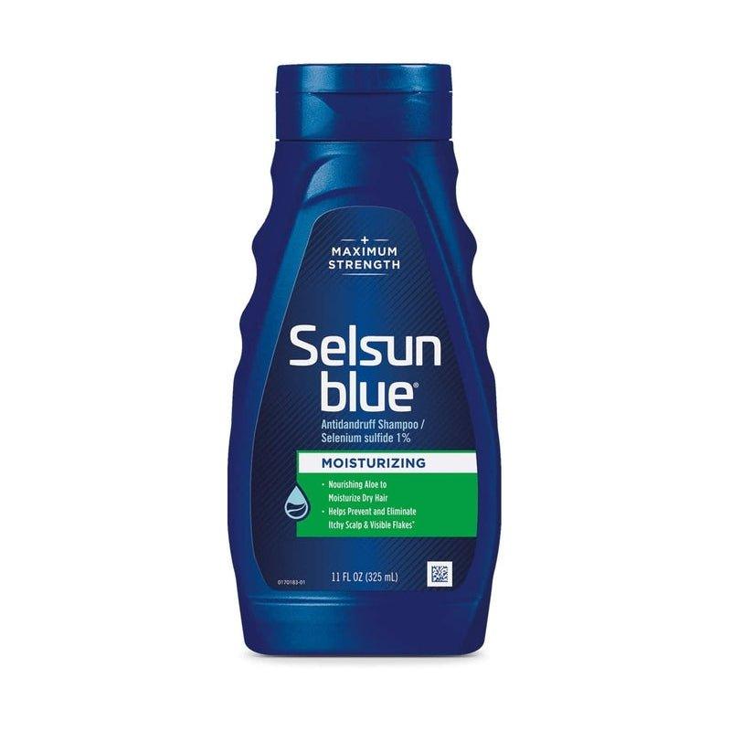 Selsun-Blue-Moisturizing-With-Aloe-Dandruff-Shampoo-11-Oz - African Beauty Online