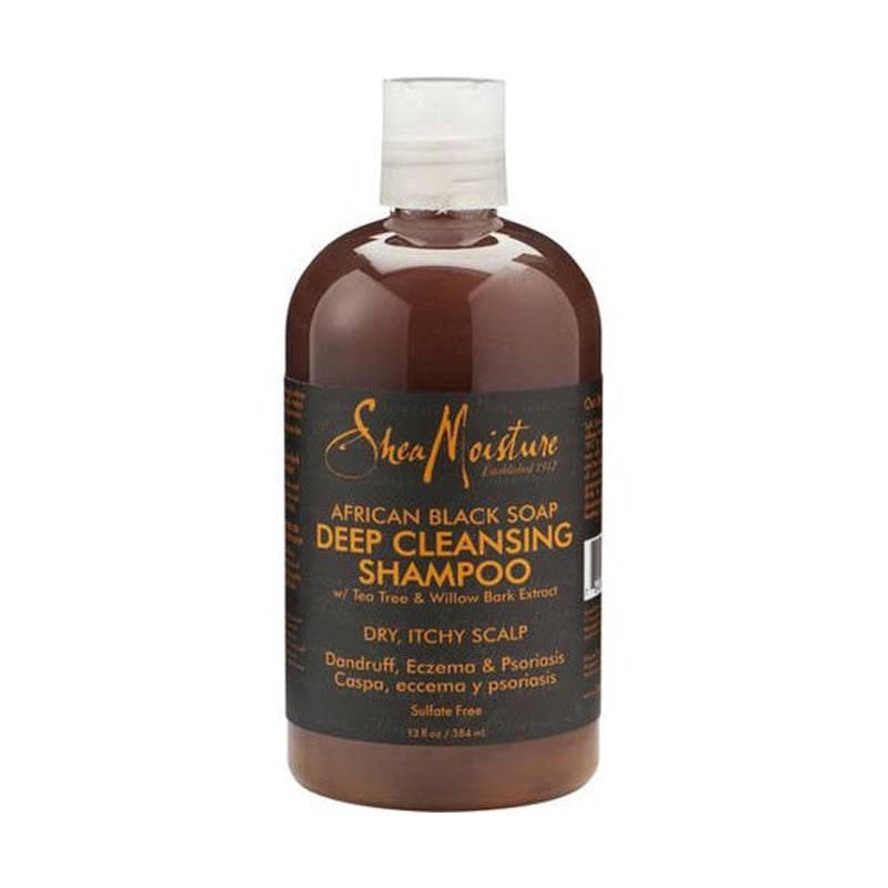 Shea-Moisture-African-Black-Soap-Deep-Cleansing-Shampoo-13Oz - African Beauty Online