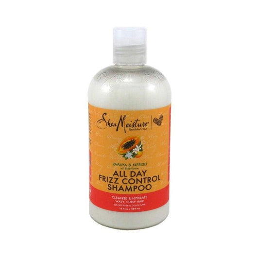 Shea-Moisture-All-Day-Frizz-Control-Shampoo-Papaya-Neroli-13-Ounce - African Beauty Online