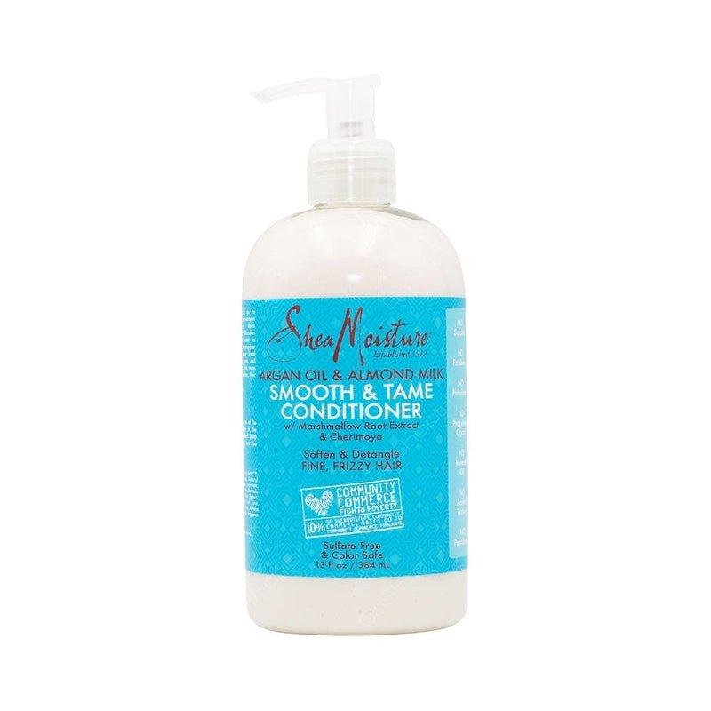 Shea-Moisture-Argan-Oil-Almond-Milk-Smooth-Tame-Conditioner-13Oz - African Beauty Online