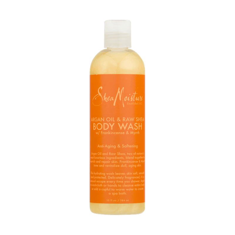 Shea-Moisture-Argan-Oil-Raw-Shea-Body-Wash-13Oz - African Beauty Online