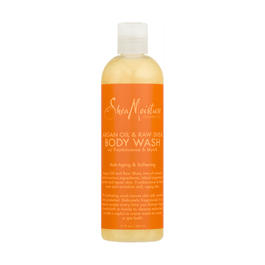 Shea-Moisture-Argan-Oil-Raw-Shea-Body-Wash-13Oz - African Beauty Online