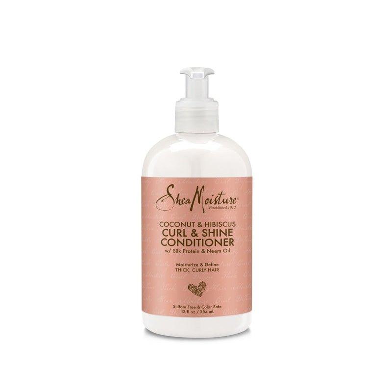 Shea-Moisture-Coconut-Hibiscus-Curl-Shine-Conditioner-13Oz - African Beauty Online