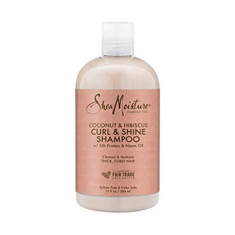 Shea-Moisture-Coconut-Hibiscus-Curl-Shine-Shampoo-13Oz - African Beauty Online