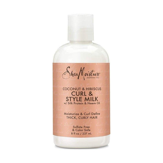 Shea-Moisture-Coconut-Hibiscus-Curl-Style-Milk-8Oz - African Beauty Online