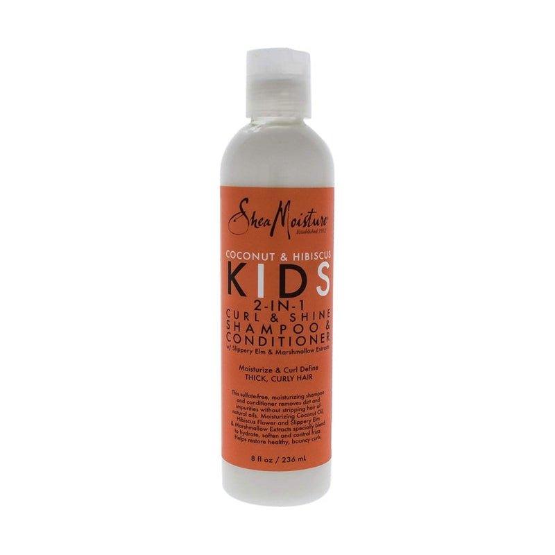 Shea-Moisture-Coconut-Hibiscus-Kids-2-In-1-Curl-Shine-Shampoo-Conditioner-8Oz - African Beauty Online