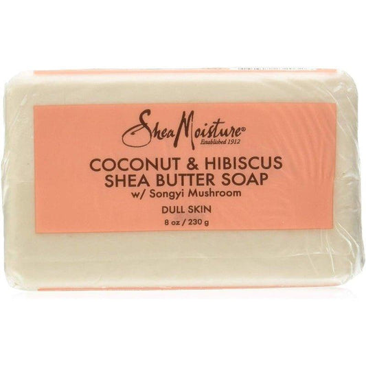 Shea-Moisture-Coconut-Hibiscus-Shea-Butter-Soap-8Oz - African Beauty Online