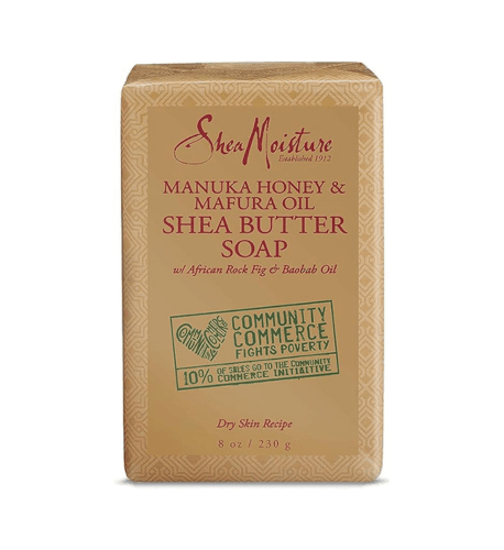 Shea Moisture Manuka Honey and Mafura Oil Shea Butter Bar Soap, 8oz - African Beauty Online