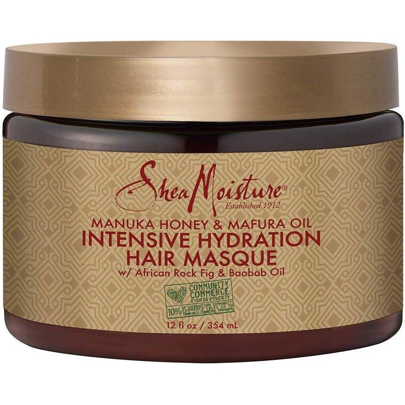 Shea-Moisture-Manuka-Honey-Mafura-Oil-Intensive-Hydration-Hair-Masque-12Oz - African Beauty Online