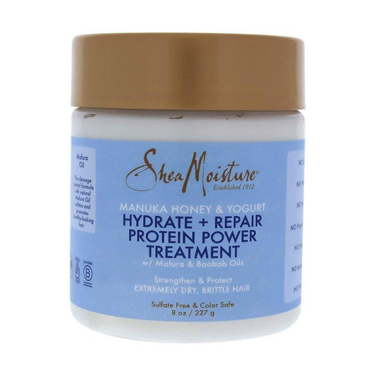 Shea-Moisture-Manuka-Honey-Yogurt-Hydrate-Repair-Protein-Power-Treatment-8Oz - African Beauty Online