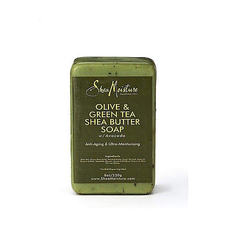 Shea-Moisture-Olive-Green-Tea-Shea-Butter-Soap-8Oz - African Beauty Online