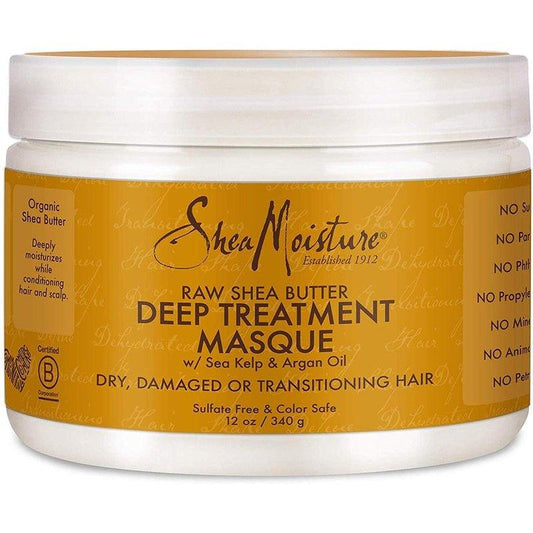 Shea-Moisture-Raw-Shea-Butter-Deep-Treatment-Masque-12Oz - African Beauty Online