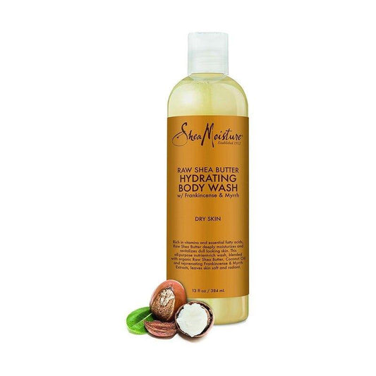 Shea-Moisture-Raw-Shea-Butter-Hydrating-Body-Wash-13Oz - African Beauty Online