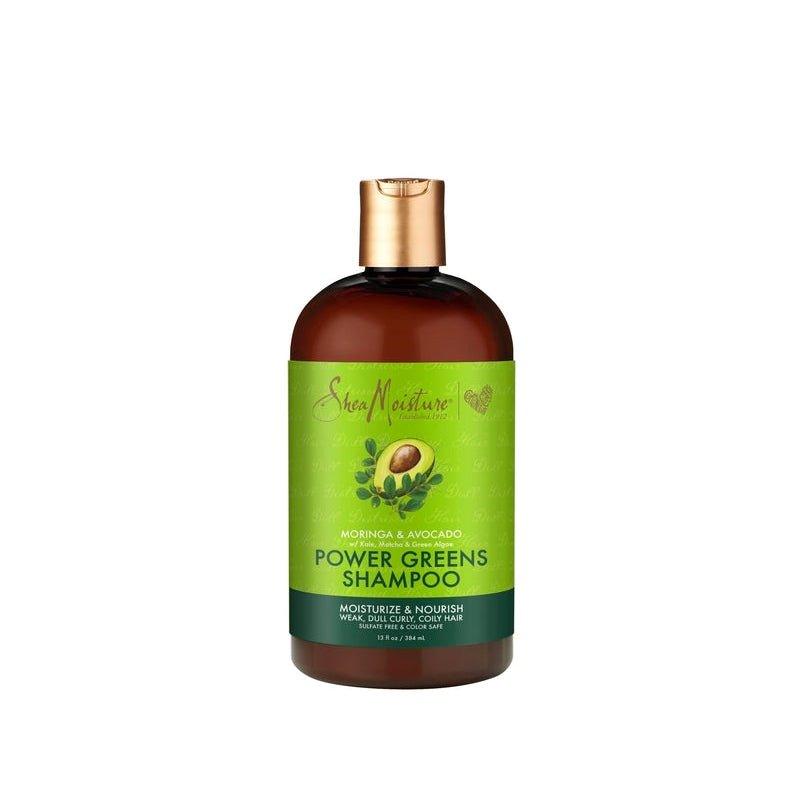 Sheamoisture-Moringa-Avocado-Power-Greens-Sulfate-Free-Shampoo-13-Oz - African Beauty Online