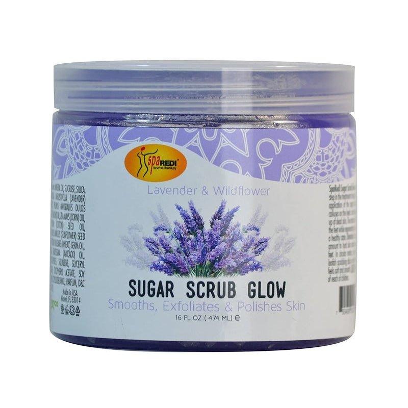 Spa-Redi-Lavender-Wildflower-Sugar-Scrub-Glow-16Oz - African Beauty Online
