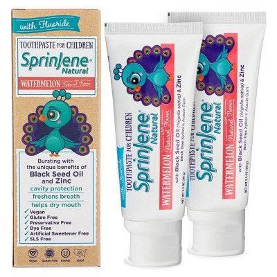 Sprinjene-Natural-Kids-Cavity-Protection-Toothpaste-Watermelon-3-5Oz - African Beauty Online