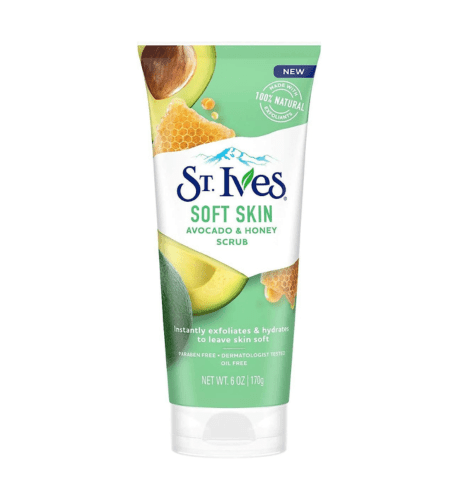 ST. Ives Avocado And Honey Scrub Facial Cleanser 6oz - African Beauty Online