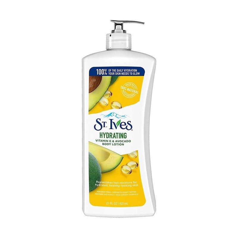 St-Ives-Hydrating-Vitamin-E-Avocado-Body-Lotion-21Oz - African Beauty Online