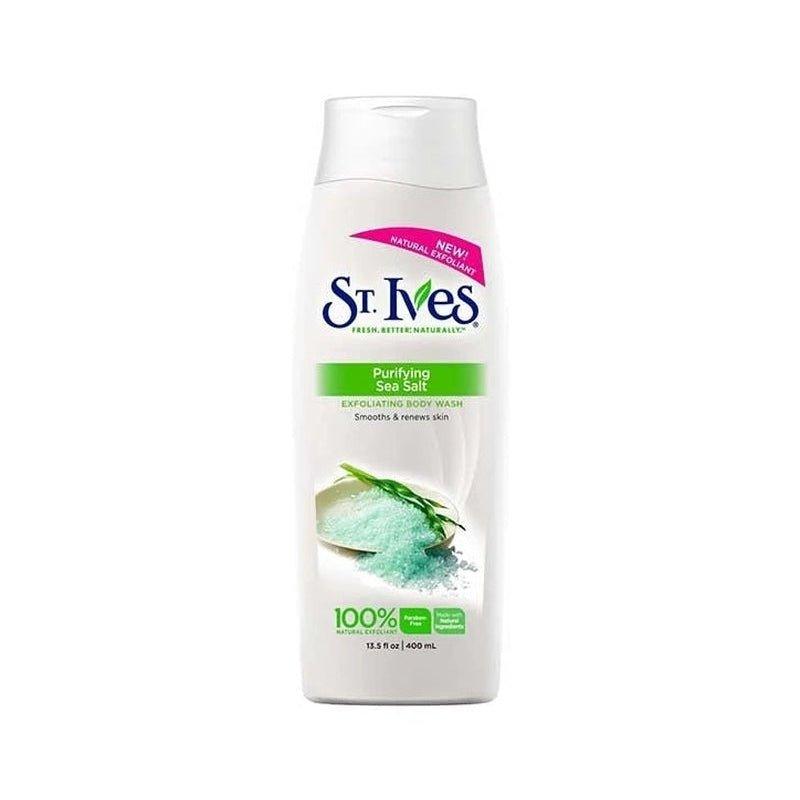 St-Ives-Purifying-Sea-Salt-Exfoliating-Body-Wash-13-5Oz - African Beauty Online