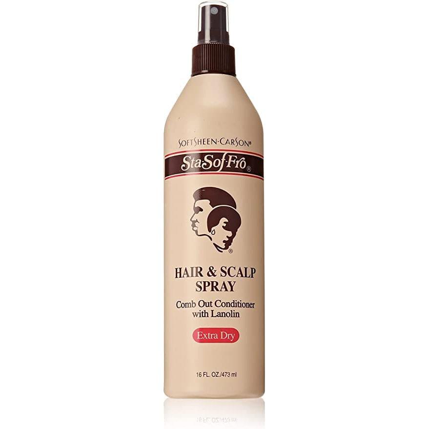 STA-SOF-FRO HAIR & SCALP SPRAY COMB OUT CONDITIONER 16OZ - African Beauty Online