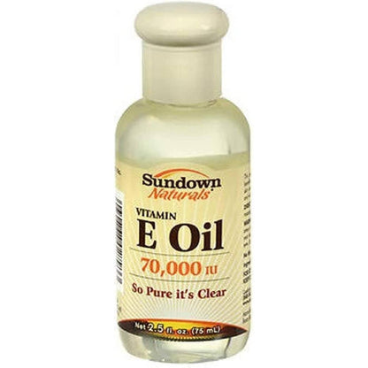 SUNDOWN NAT VITAMIN E OIL 2.5OZ - African Beauty Online