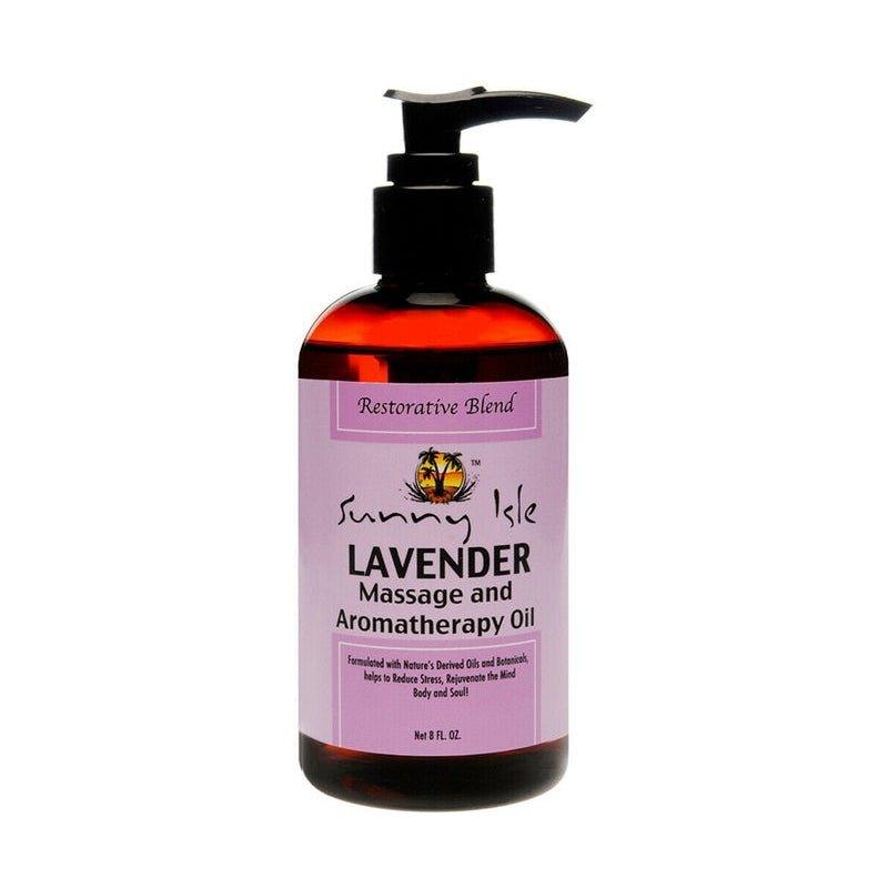 Sunny-Isle-Lavender-Massage-And-Aromatherapy-Oil-8Oz - African Beauty Online